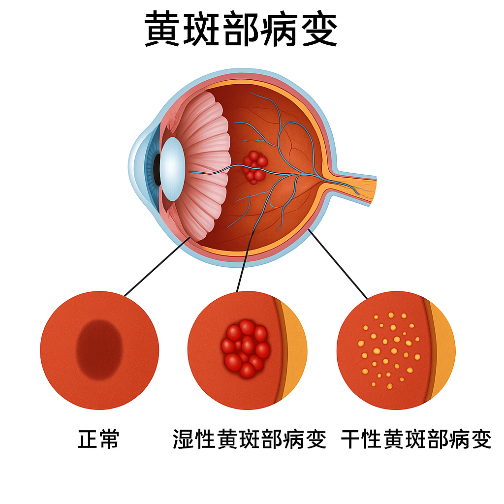 黄斑部病变：症状、原因、治疗、改善方式